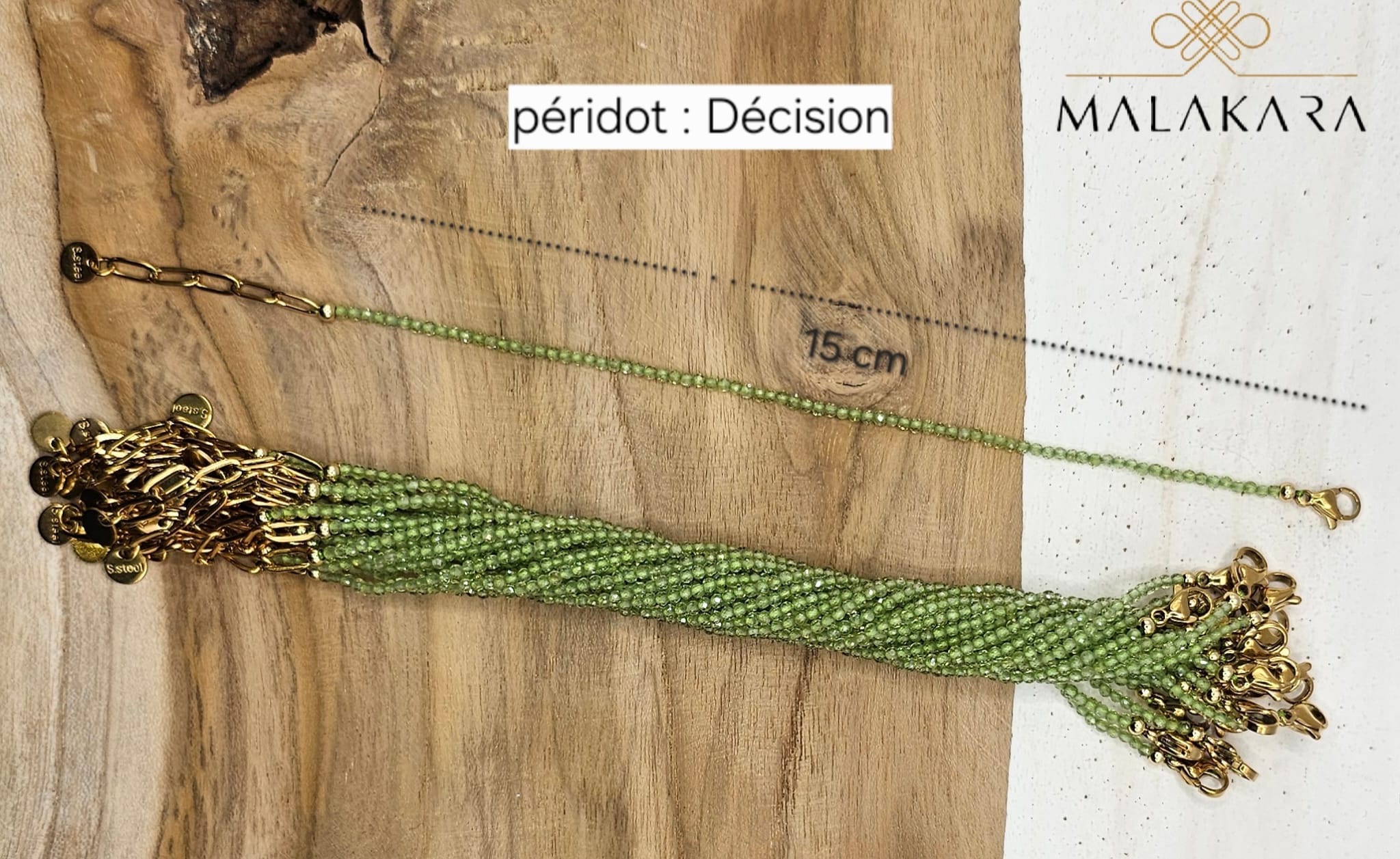 Bracelet Péridot - Décision
