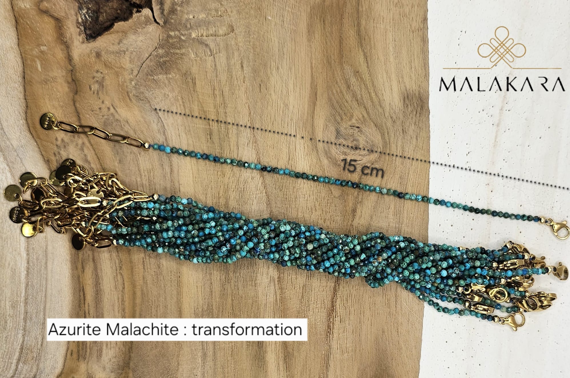 Bracelet Azurite Malachite – Transformation