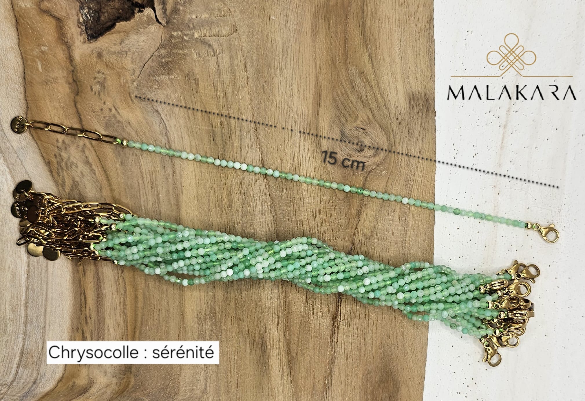 Bracelet Chrysocolle – Sérénité