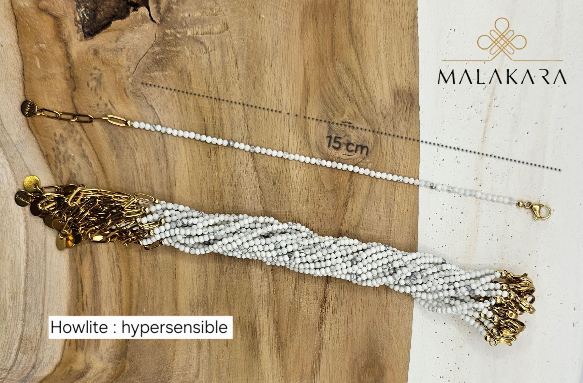 Bracelet Howlite – Hypersensible