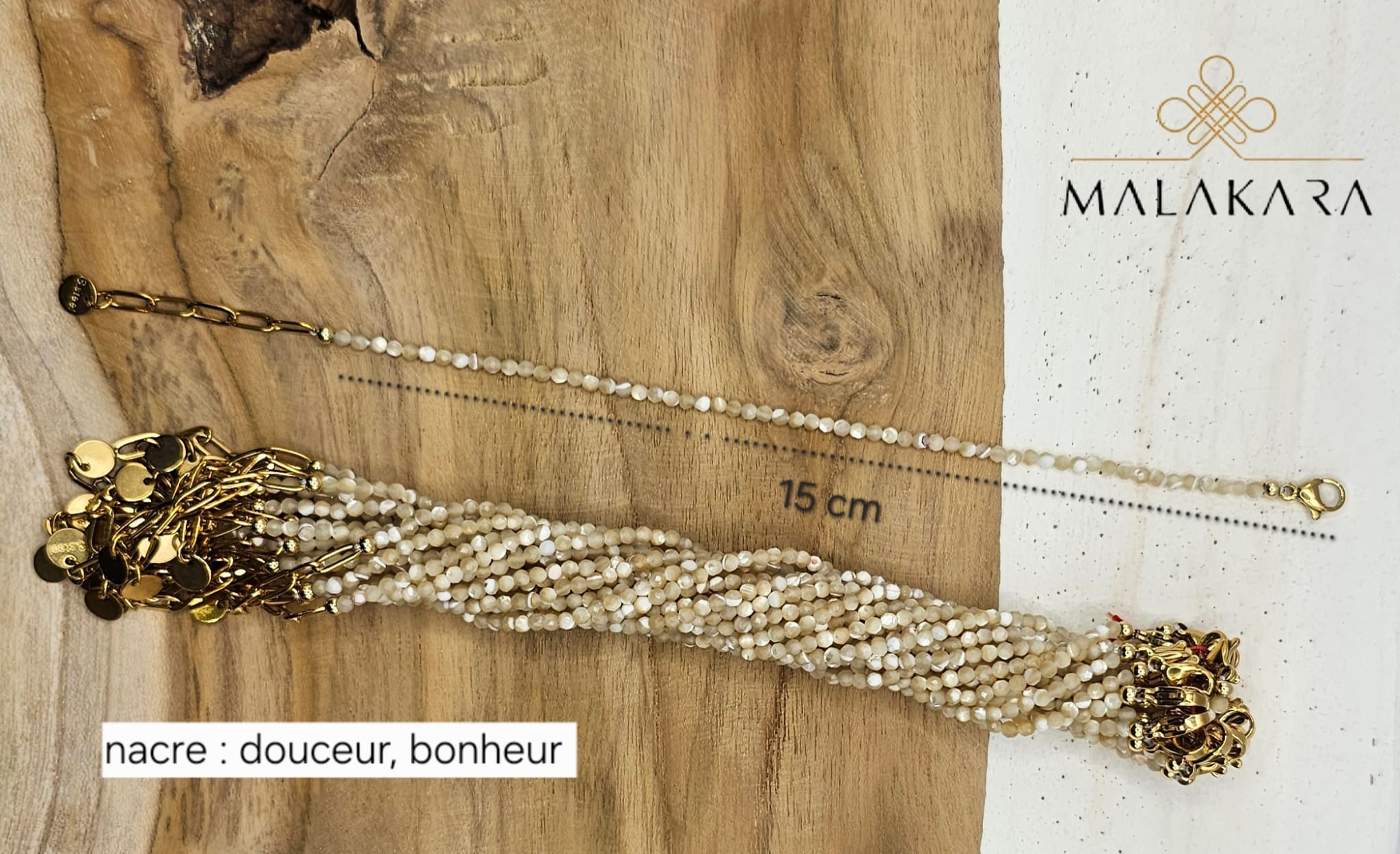 Bracelet Nacre – Douceur, Bonheur