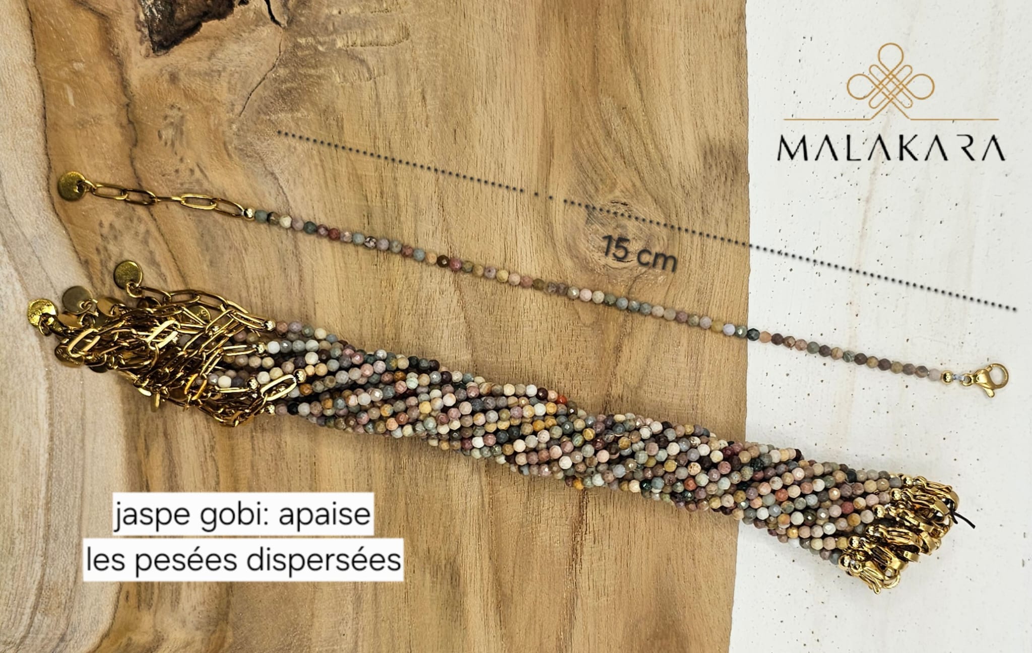 Bracelet Jaspe Gobi – Apaise les Pensées Dispersées