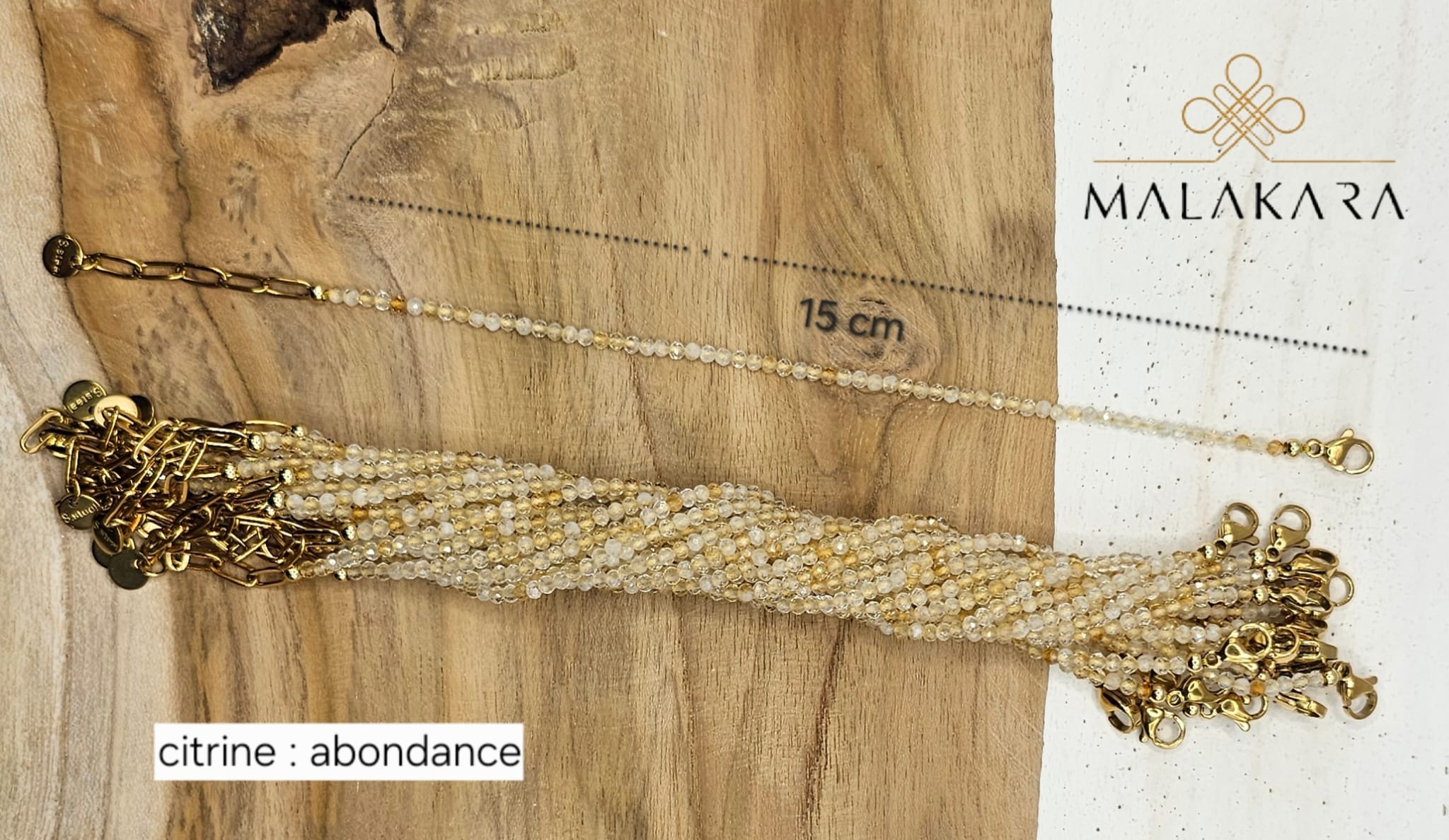 Bracelet Citrine – Abondance