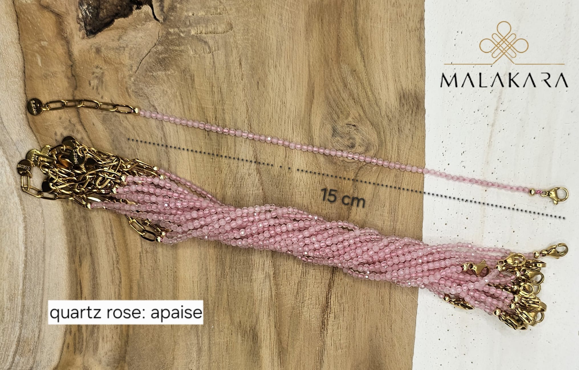 Bracelet Quartz Rose – Apaise