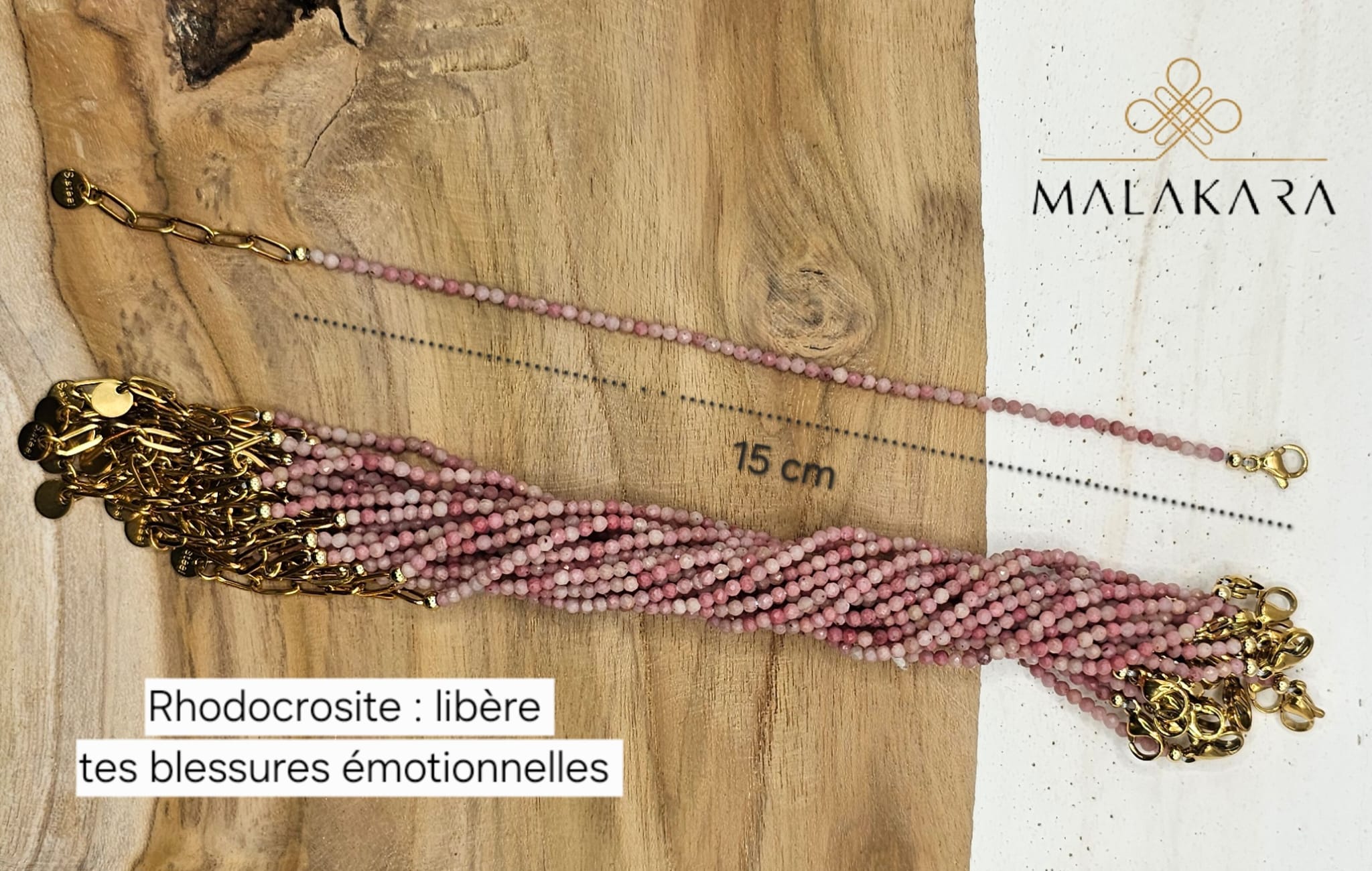 Bracelet Rhodocrosite – Libère tes Blessures Émotionnelles