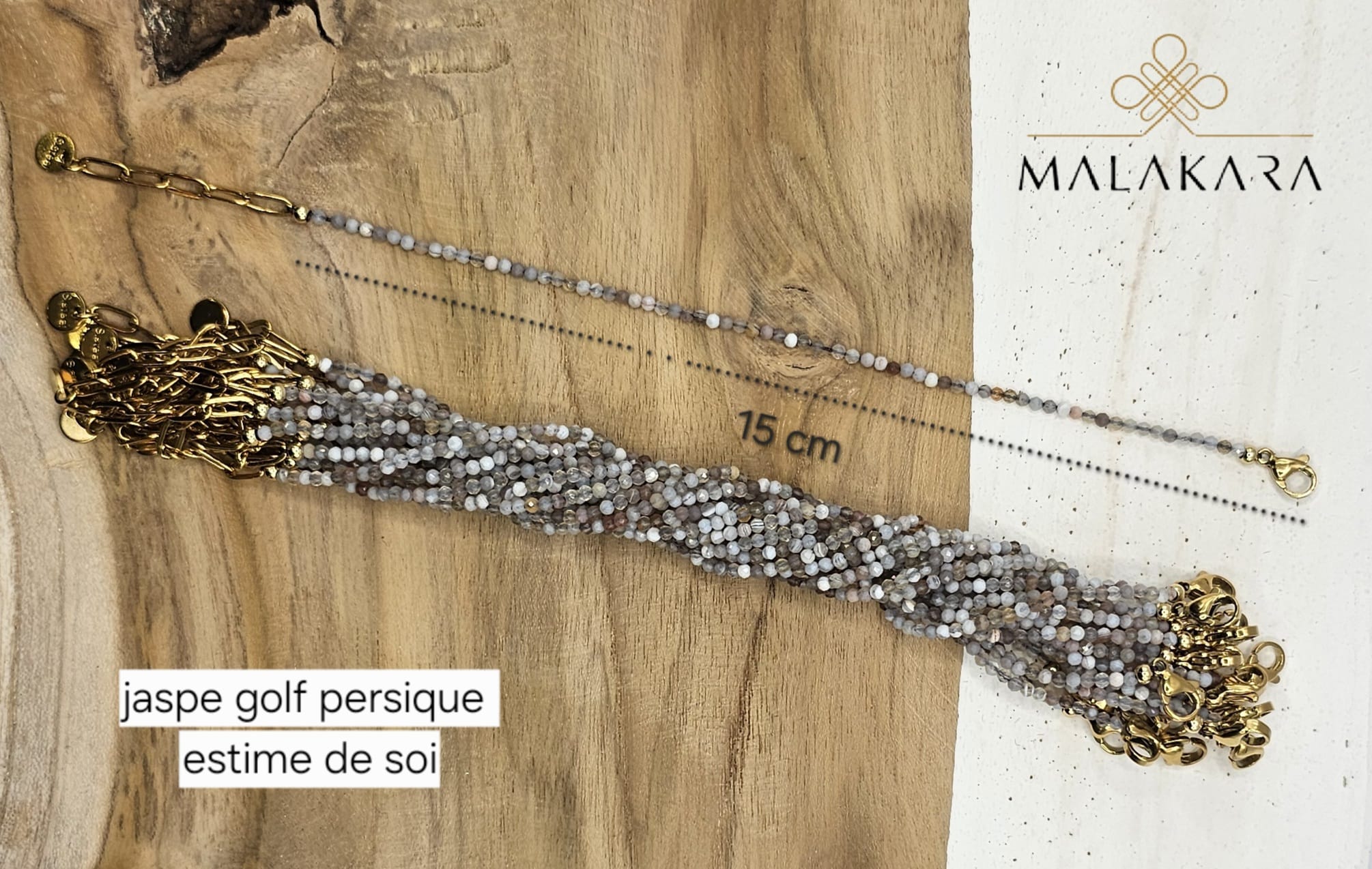 Bracelet Jaspe Golfe Persique – Estime de Soi