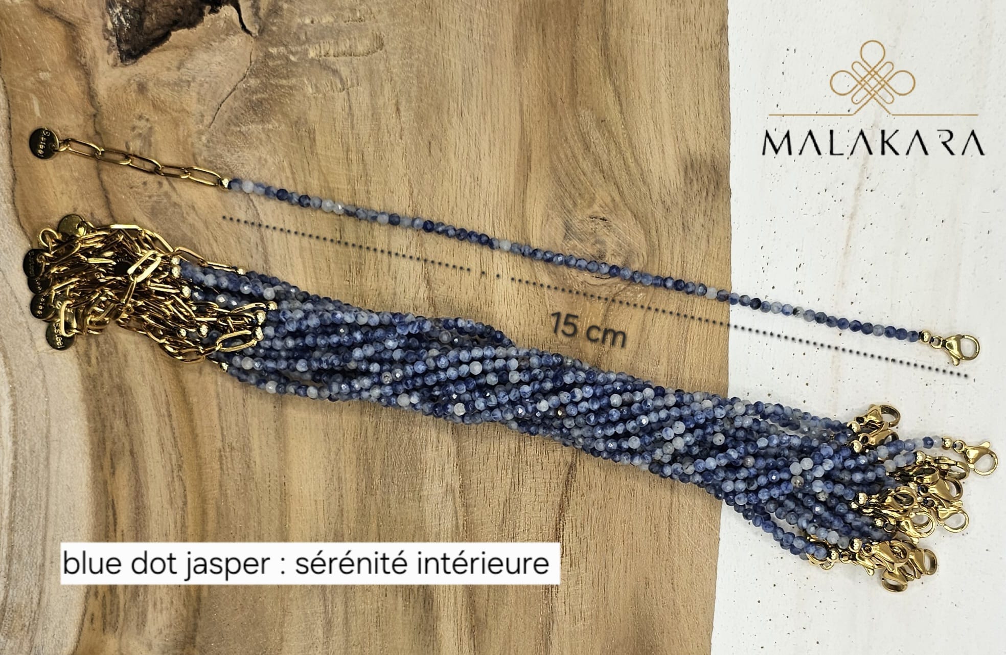 Bracelet Blue Dot Jasper – Sérénité Intérieure